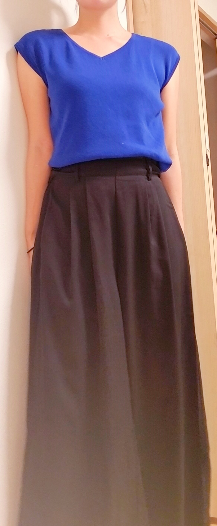 パンツドレスで脚長効果あり！安いのにおしゃれ 普段使いにも！