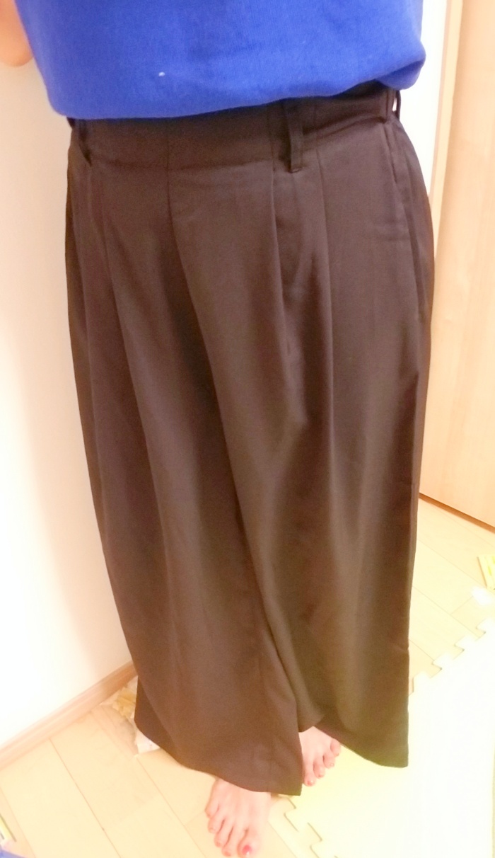 パンツドレスで脚長効果あり！安いのにおしゃれ 普段使いにも！