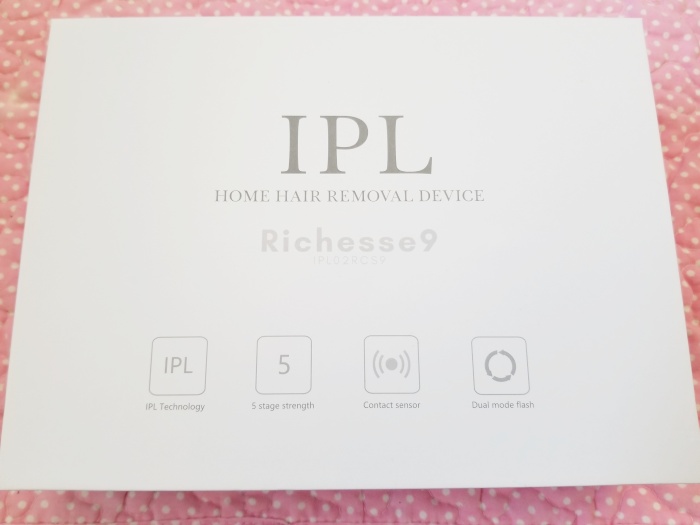 Richesse9リシェスナインのIPL光脱毛器体験レビュー！家でこんなに楽に出来るなんて神！