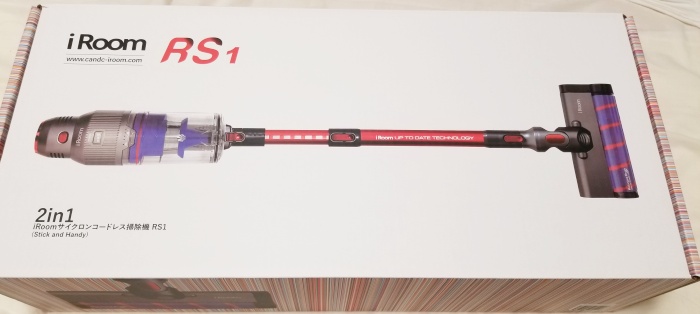 iRoomサイクロンコードレス掃除機RS1を徹底レビュー!吸引力は良いけど…?