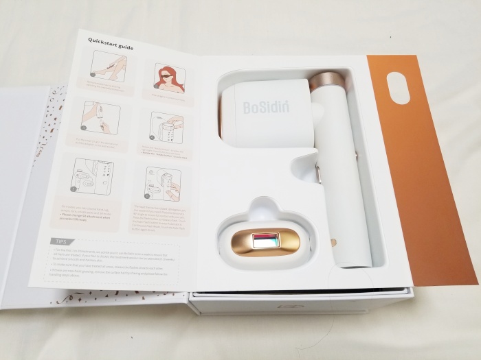 bosidinレーザー脱毛器2020の口コミと使い方を徹底レビュー！ほぼ無痛のサロン仕様！
