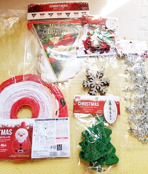 クリスマスの飾り付け 100均で部屋の壁が可愛くなる6つのアイテム
