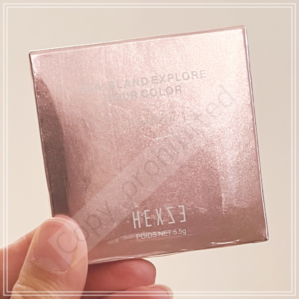 HEXZEヘックスゼはどこの国？4色アイシャドウパレットのレビューと口コミ