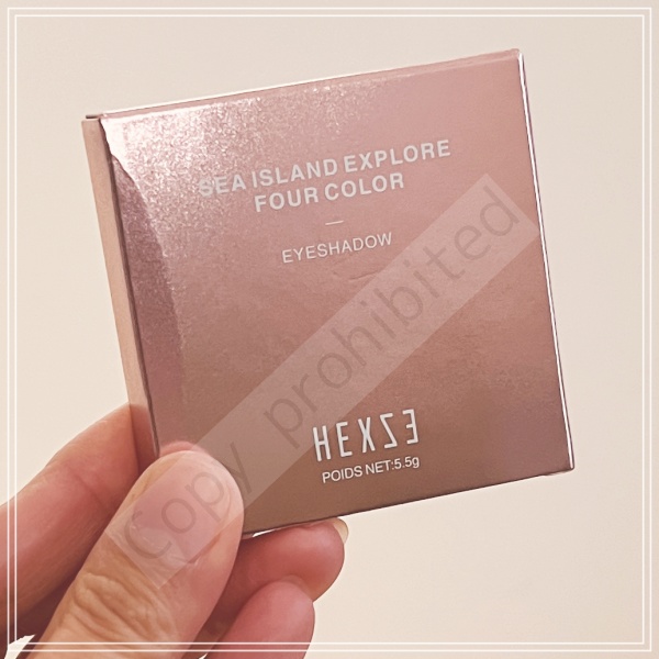 HEXZEヘックスゼはどこの国？4色アイシャドウパレットのレビューと口コミ